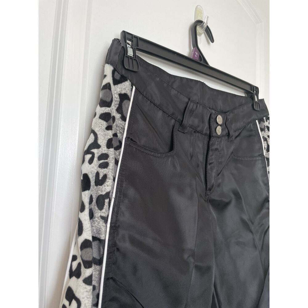 Y2K LBZ Low Waist Leopard Motorcycle Pants, Flare, Rare Vintage, Women’s Size 5 - Picture 6 of 10